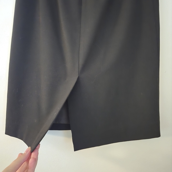 Calvin Klein Basic Black Suiting Pencil Skirt Size 6 - Picture 3 of 5